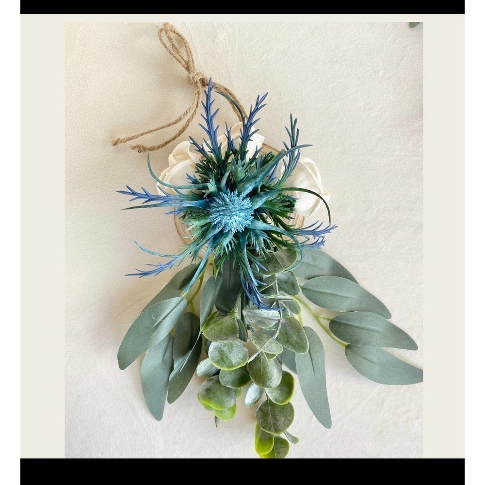 ETSY floral wedding pew decor